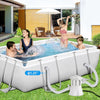 Pool Filter Pump 330 GPH Paddling Pool Electric Water Pump With 2 Pool Filter Cartridge Pool Pumps Ground Small Pool Filter Pump