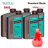SUNLU 5KG Standard Resin 405nm LCD Printer Photon Curing Good Precision Smooth Surface Low Odor Model Garage Kit Printing