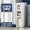 Multi-Tier Gap Storage Organizer Rack Ultra-Narrow Floor Storage Cabinet for Kitchen Bathroom Side Cabinet Mobile Toilet