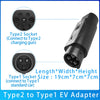 Ev Charging Type2 to Type1 AC Charger Adapter 32A Type2 to GB/T Electric Car Adaptor Type1 to GBT Conventor Type1 to Type2 EVSE