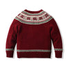 2024 Winter Boys Girls New Year Sweater Kids Christmas Knitted Clothes Boy Knitting Outwear Children Knit Top Baby Pullover