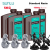 SUNLU 5KG Standard Resin 405nm LCD Printer Photon Curing Good Precision Smooth Surface Low Odor Model Garage Kit Printing