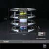 Car Garage Models 1:64 Octagonal Building Parking Lot - 48 Parking Spaces, Lighted, Miniature Simulation Scene
