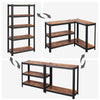 5 Tiers Storage Racks Shelves Garage Storage Shelving Unit Warehouse Rack Shelves Metal Shelves for The Garage