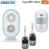 Tuya Smart Wireless Home Security PIR Alert Infrared Sensor WIFI Alarm system Anti-theft Motion Detector Alarm 85DB Siren