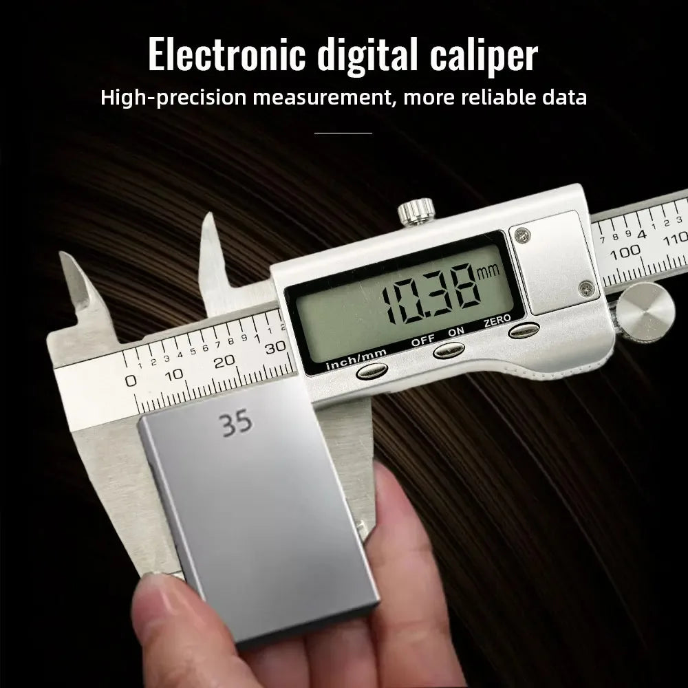 6-Inch 150mm Accurate measurement Stainless Steel Electronic Digital Vernier Caliper Metal Micrometer Measuring