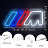Garage Car Service Automotive Neon Light Sign, LED Neon Light for Auto Repair Shop Garage Accessories Man Cave,Car Décor