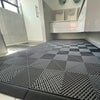 High Strength Automotive Modular Floor Motorcycle Floor Garage Mat 40x40CM Click Locked Drainage Mat