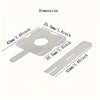 5 Sets (30 Pieces), 18650 Lithium Battery Nickel Sheet Spot Welding Nickel Plate Battery Nickel Plated Sheet U-Shaped Strip Sheet for Battery Pack Spot Welding