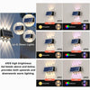 Solar Lights for Outside Solar Fence Lights Outdoor Waterproof LED Up and Down Solar Wall Lamp Porch Decor Garage Yard Garde