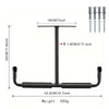 2PC Ceiling Rack Shelf T-Shaped Overhead Garage Storage Rack Heavy Duty Hanger for Garage Garden Tools Shovel Rake Organizer