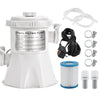Pool Filter Pump 330 GPH Paddling Pool Electric Water Pump With 2 Pool Filter Cartridge Pool Pumps Ground Small Pool Filter Pump
