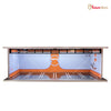 1/64 Garage Scene Model with Light Assembled Parking Lot Diorama Parking Place for Miniatures Cars Display