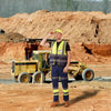 AYKRM High Visibility Reflective Vest  Safety Zip Pocket Hi Viz Security Waistcoats Multi Customized Logo Construction
