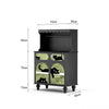 Shelves Dining Cabinet Standing Organizer Door Tall Living Room Cabinet Black Entryway Meuble De Rangements Home Accessories