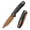 TRIVISA Pocket Folding Dragonfly Knife 14C28N Blade Micarta G10 Handle with Clip  Survival Camping Hunting Outdoor Tactical Tool