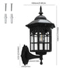 Outdoor Solar Wall Light for Courtyard, Corridor & Passageway - Motion Sensor, European Retro Style, Waterproof