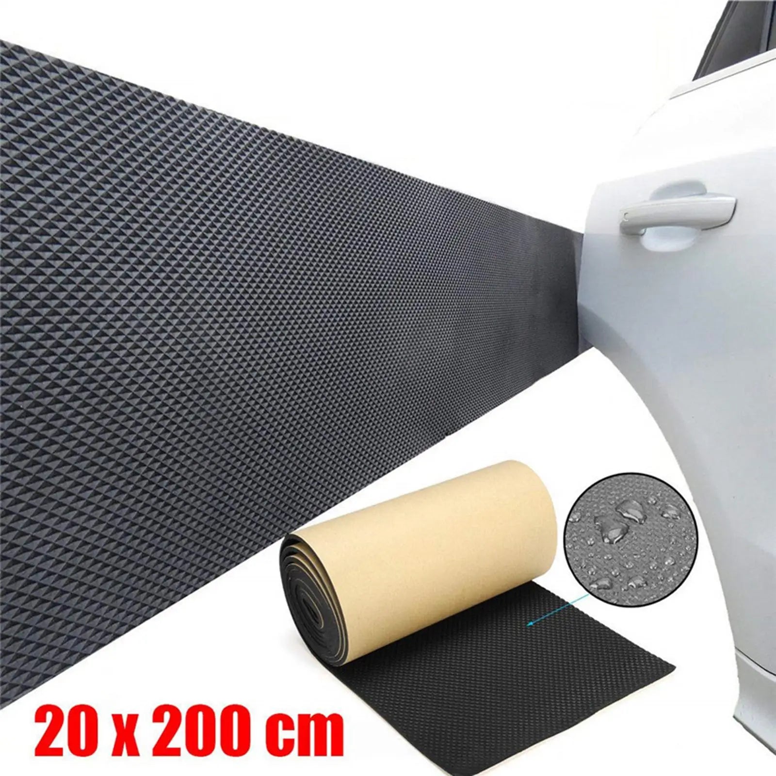 Garage Wall Protector, guard, Black, Self Adhesive, EVA Protect 200Cmx20Cmx0.4cm, Abrasion Resistant ,for Garages Car Park
