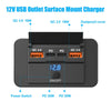 3/4 Ports RV Type C Usb Outlet with Power Switch QC3.0 PD USB2.1A Type C Quick Charge Socket Waterproof 12V 24V Car Charger