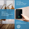 Tuya NFC Bluetooth Backlit Touch Keypad Access Control IP65 Waterproof RFID 13.56MHz Biometric Fingerprint Door Opener Keyboard