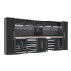 Premium Steel Tool Storage Combination: Drawer Cabinet + Double-Door Cabinet Designed For Garage Mechanic Tools Organization