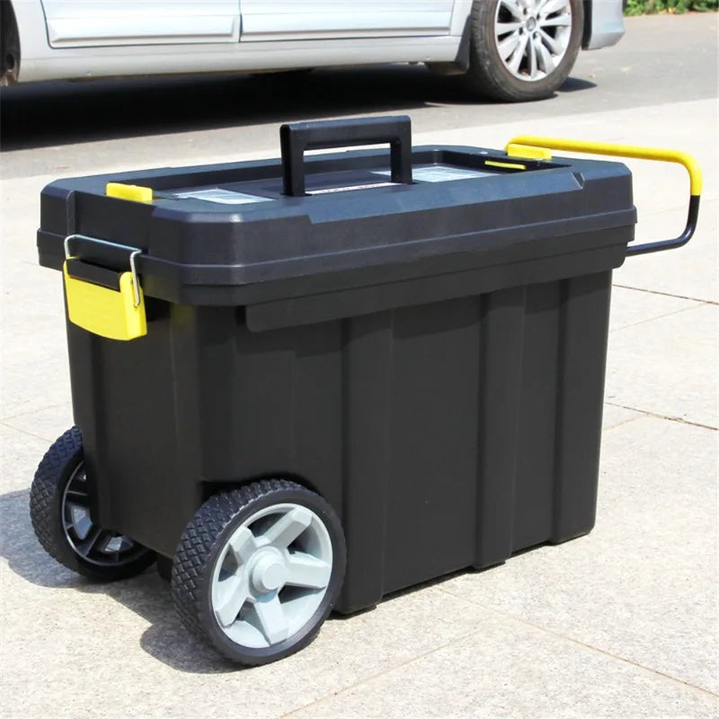 Large Capacity Portable Garage Storage Tool Box Suitcase Trolley Case Complete Garage Rack Screw Tool Storage Box Workshop