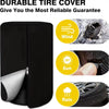 2Set of Garage Tire Storage Covers Dust Covers，Can hold four tires，Zippered Thickened Dust Cover，Outdoor Storage Bag with Hangin