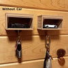 New 3D Printing Car Garage Key Holder With Opening Door Garage Keychain With Door Opening Function Brick Patterned Garage