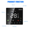 Smart Thermostat for Home Touchscreen Programmable Temperature Control Auto Manual Mode Digital Thermostat