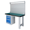 Garage Storage Cabinet Table Wall Mounted Metal Work Bench Garage Workbench Pegboard Hooks