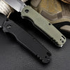 New High Quality 6106 Folding Belt Knife 8Cr13Mov Blade G10 Handle Jungle Hiking Fishing Knife Carrying Outdoor Camping Knife