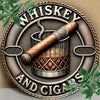 Garage Decor，Whiskey And Cigar Wall Decor, Fun Wall Decor Wall Decor Street Yard Home  Club Farm Garden Wall Art