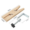 V Slot Bench Pin Clamp Wooden Workbench Jewelers Wooden Workholding Devices for Jewelry Making Processing Tools