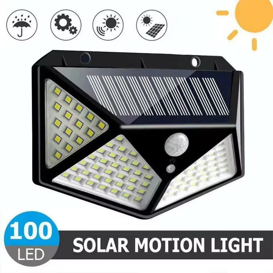 Outdoor Solar Light External Solar Power Headlights Christmas Led Lights Lamp Wall Sensor the Garden Lighting Waterproof Lamps