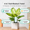 Zigbee Soil Moisture Tester 4 In 1 with illuminance Sensor Temperature Humidity Meter Sensor RealTime Monitor For Tuya Or Z2MQTT