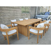 Hotel Modern Aluminum Outdoor Furniture Villa Garden Sofa Set Durable Patio Furniture Set Resort Luxury  Outdoor Garden Use