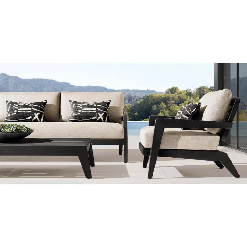 Metal Furniture Villa Leisure Sofas Patio Outdoor Furniture Wholesale High End Patio Outdoor Garden Sofa Sets
