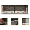 GFans 1/64 Car Garage Diorama Model Storage Display Box Small Garage Scene Acrylic Car Showroom Parking Lot Kids Xmas Gift Toys
