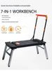 7- In -1 Multifunctional Workbench DIY Woodworking Table Portable Trolley Folding Cart With Wheels Workshop Tool Outing Handcart