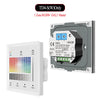 DT6 DT8 DALI Master Glass Wall Mounted Touch Panel 4 Control Modes DALI-2 Certified DALI Master Touch keys With LED Indicator
