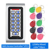 Metal Standalone Access Controller Wiegand Output RFID Card Reader IP67 Waterproof Zinc Alloy Keypad 125Khz Card WG26/34 Reader