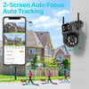 6MP Dual‑Lens WiFi PTZ Camera