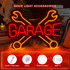 Garage LED neon light decoration sign, used for wall decoration of rainbow lights in car shops, garages, and car repair shops