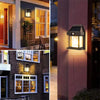 Outdoor Motion Sensor Solar Wall Light - IP65 Waterproof LED Safety Light for Patio, Deck, Porch, Barn & Balcony