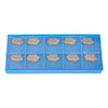 CNC Grooving Parting CutOff Carbide Inserts, 10Pcs SP300 NC3020 GTN3, 3mm Width, Long Service Life, Thermal Cracking Resistance