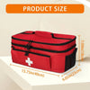 Travel Medicine Bag Empty Medical Storage Bag Pill Bottle Organizer Medication Organizer Medication Travel Case for Household