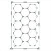 14 Grids with Frame Hexagon Garage Lights 6500K 672W Honeycomb Led for Workshop Barber Gym Ceiling Shop Basement