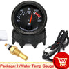 AD 52mm Water Temp/Oil Temp/Voltmeter/Oil Press BAR PSI /Vacuum/Boost Gauge/Air Fuel Ratio/EGT Gauge With Sensor Fit for 12V Car