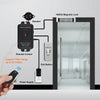 433MHz Door Wireless Access Controller System Kit Remote Control Unlock Gate Opener+ DC12V Power Supply, Electric Locks for Home