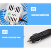 12/24V Car Mini Fan 180 Degree Rotating Adjustable Cooling Low Noise Strong Wind Vehicle Wind Air Cooler Conditioner Fans